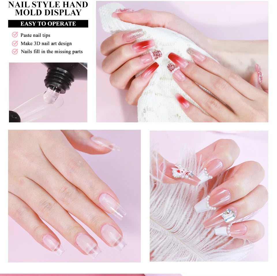 Solid Nail Tips Gel - Des Ongles très Solides !