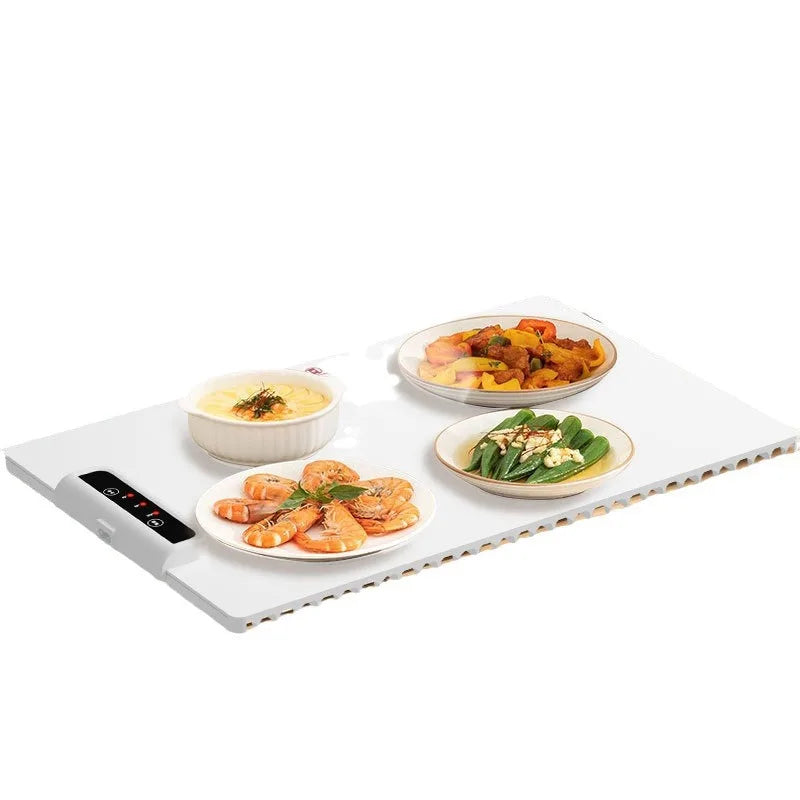 Smart silicone tray with adjustable temperature, rapid heating.