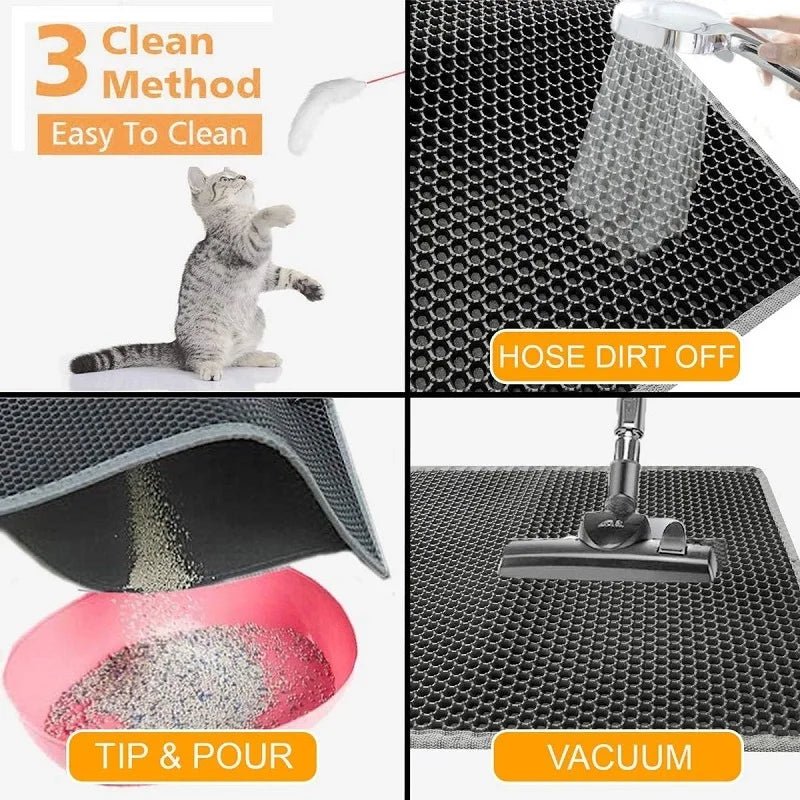 Tapis de Litière Douce  – Propreté et Confort pour Votre Chat et Votre Maison